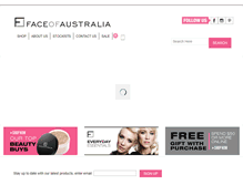 Tablet Screenshot of faceofaustralia.com.au